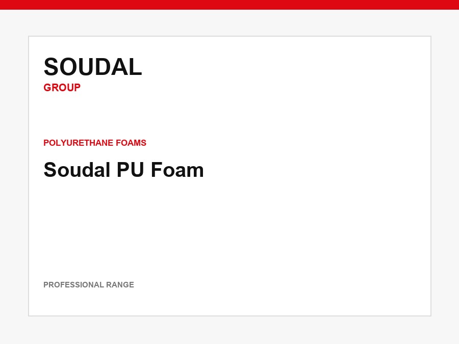 Soudal PU Foam
